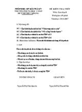 Đề kiểm tra một tiết học kì II Âm nhạc lớp 8 - Năm học 2016-2017 - Nguyễn Thị Thanh Tân